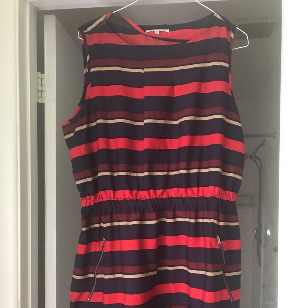 Stripped tank dress